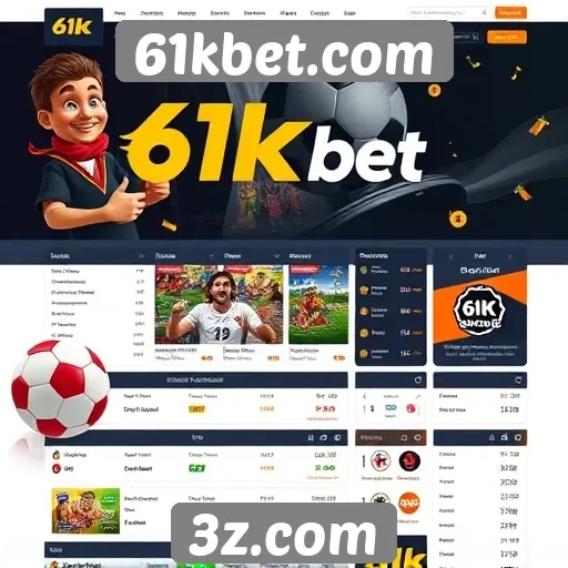 Acessibilidade e design do site 61kbet